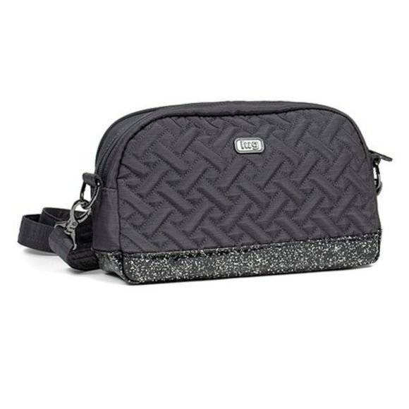 lug Handbags - LUG Putner Bag Gray/Silver Glitter NWOT